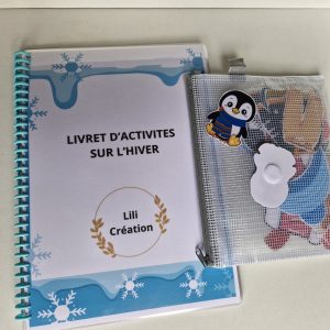 Livret Activités sur l'hiver + Pochette de rangement