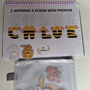 Livret Prénom + Pochette de rangement